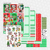 Clubhouse Christmas Printable Planner Stickers PNG Digital Download Weekly Vertical Kit