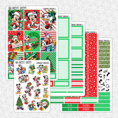 Clubhouse Christmas Planner Stickers Collection