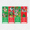 Clubhouse Christmas Monthly Kit for EC Planner | Monthly Planner Stickers