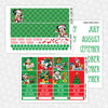 Clubhouse Christmas Printable Planner Stickers PNG Digital Download Monthly Kit