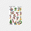 Clubhouse Christmas Weekly Planner Stickers Collection