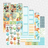 Clubhouse Easter Printable Planner Stickers PNG Digital Download Weekly Vertical Kit