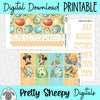 Clubhouse Easter Printable Planner Stickers PNG Digital Download Monthly Kit