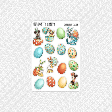 Clubhouse Easter Stickers