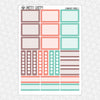 Clubhouse Fitness Weekly Planner Stickers Collection