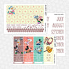 Clubhouse Fitness Printable Planner Stickers PNG Digital Download Monthly Kit