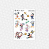 Clubhouse Fitness Weekly Planner Stickers Collection