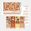 Clubhouse Thanksgiving Printable Planner Stickers PNG Digital Download Monthly Kit