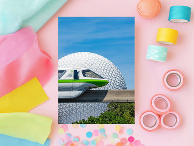 Epcot Monorail Digital Photo Download