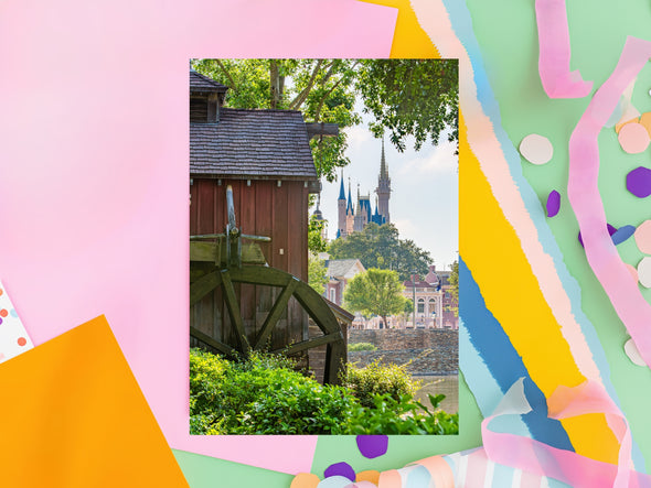 Vintage Castle Digital Photo Download