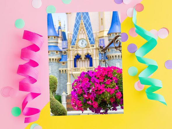 Castle Flowers Digital Photo Download