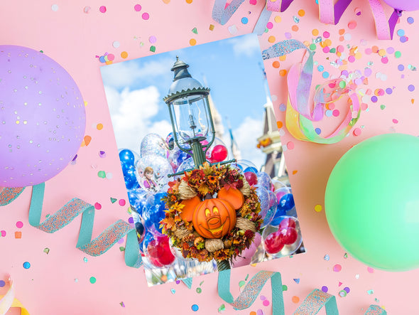 Pumpkin Wreath Digital Photo Download