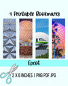 Epcot Printable Bookmarks