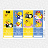 Cruise Ducks Monthly Kit for EC Planner | Monthly Planner Stickers