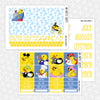 Cruise Ducks Monthly Kit for EC Planner | Monthly Planner Stickers