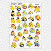 Cruise Ducks Weekly Planner Stickers Collection