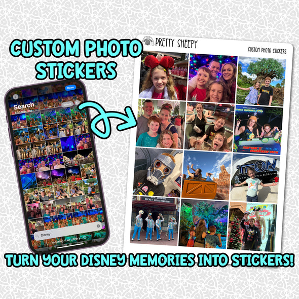 CUSTOM Photo Stickers