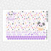 Cute & Spooky Monthly Kit for EC Planner | Monthly Planner Stickers