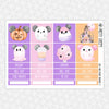 Cute & Spooky Monthly Kit for EC Planner | Monthly Planner Stickers