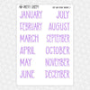 Cute & Spooky Monthly Kit for EC Planner | Monthly Planner Stickers