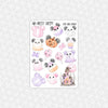 Cute & Spooky Weekly Planner Stickers Collection