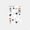 Dalmatians Printable Planner Stickers PNG Digital Download Weekly Vertical Kit