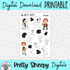 Dalmatians Printable Stickers PNG Digital Download