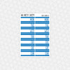 Date Covers Planner Stickers - Rainbow