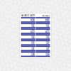 Date Covers Planner Stickers - Rainbow