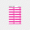 Date Covers Planner Stickers - Rainbow