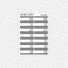 Date Covers Planner Stickers - Rainbow