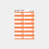 Date Covers Planner Stickers - Rainbow