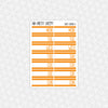 Date Covers Planner Stickers - Rainbow