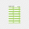 Date Covers Planner Stickers - Rainbow