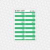 Date Covers Planner Stickers - Rainbow