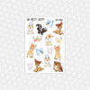 Deer Prince Printable Planner Stickers PNG Digital Download Weekly Vertical Kit