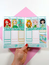 Lucky Princesses Weekly Planner Stickers Collection