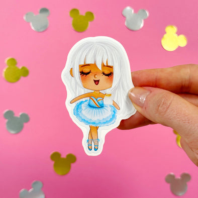 Ballerina Kida Easy Peel Premium Vinyl Die Cut Sticker