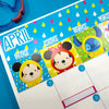 April Showers Monthly Kit for EC Planner | Monthly Planner Stickers