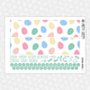 Eggciting Easter Monthly Kit for EC Planner | Monthly Planner Stickers