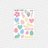 Eggciting Easter Weekly Planner Stickers Collection