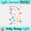 Egg-citing Easter Printable Stickers PNG Digital Download
