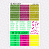 Electric Parade Weekly Planner Stickers Collection