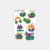 Electric Parade Weekly Planner Stickers Collection