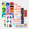 Emotional Adventure Printable Planner Stickers PNG Digital Download Weekly Vertical Kit