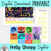 Emotional Adventure Printable Planner Stickers PNG Digital Download Monthly Kit