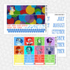 Emotional Mashup Printable Planner Stickers PNG Digital Download Monthly Kit
