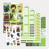 Epic Dragons Printable Planner Stickers PNG Digital Download Weekly Vertical Kit