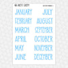 Epic Epcot Monthly Kit for EC Planner | Monthly Planner Stickers