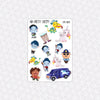 Epic Quest Printable Planner Stickers PNG Digital Download Weekly Vertical Kit